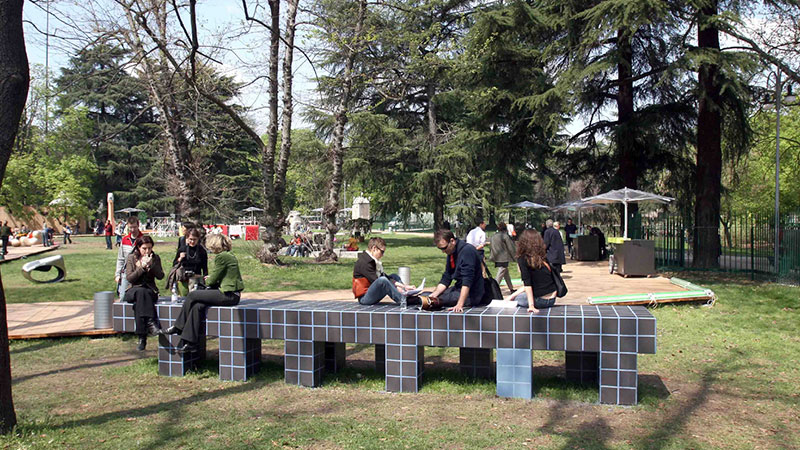 2005 installazione millepiedi aldo cibic