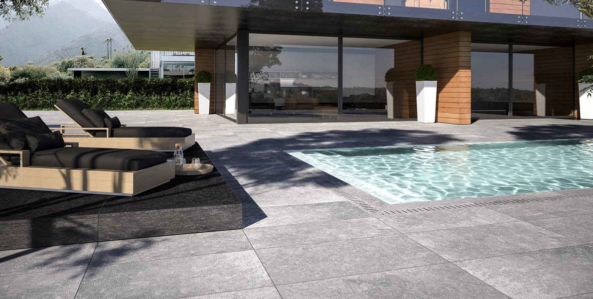 50x100 cm per 20 mm di spessore: la nuova dimensione per l’outdoor Marazzi.