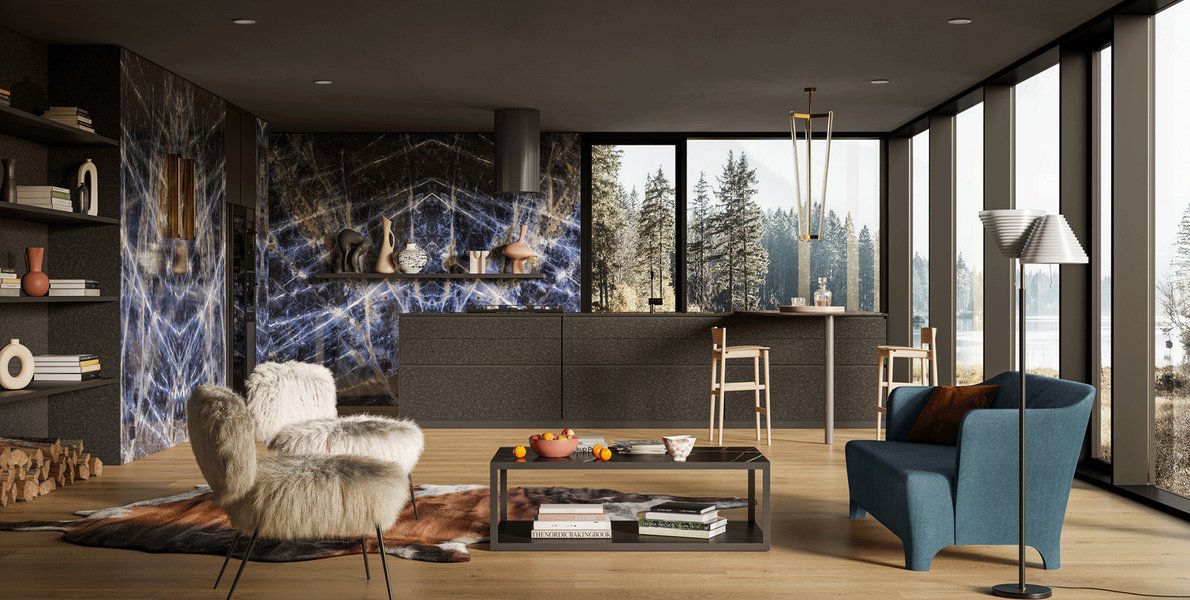 Living & Kitchen: The Chalet