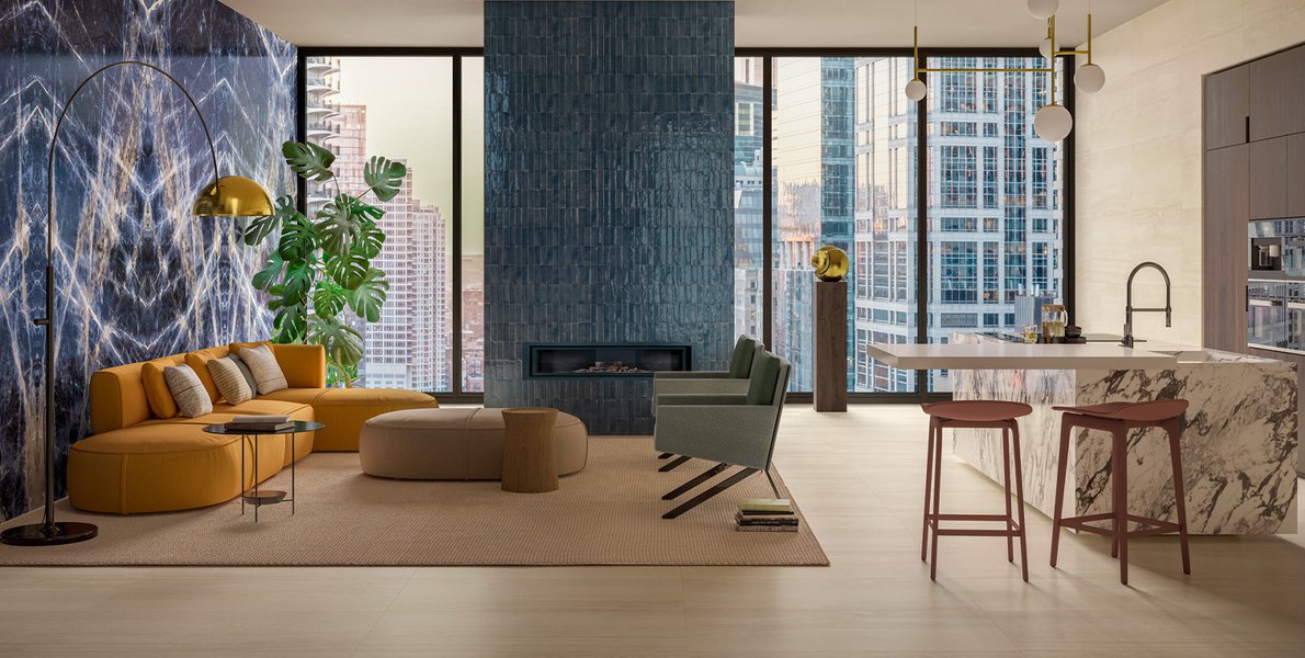 Living & Kitchen: The Penthouse