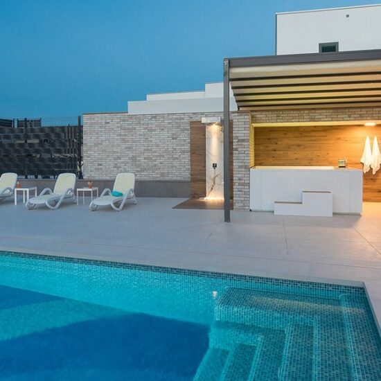 Una villa nella macchia mediterranea